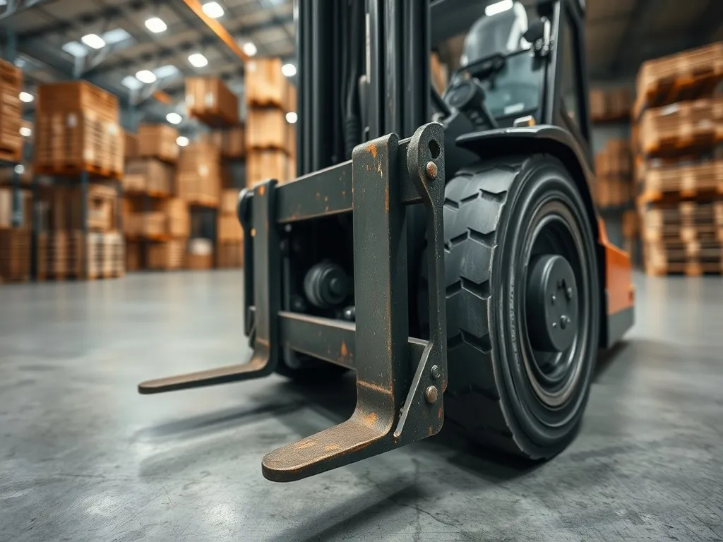 Ile waży wózek widłowy?